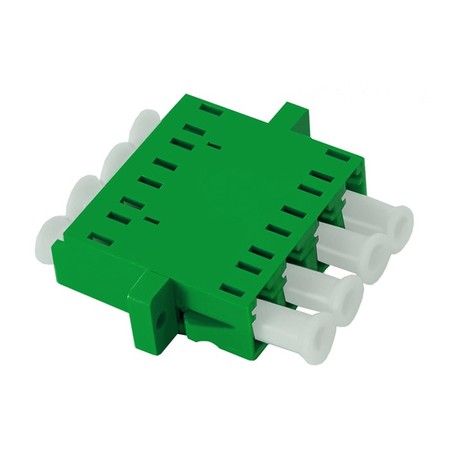Qoltec Adapter światłowodowy LC/APC | Quad | Singlemode (1)