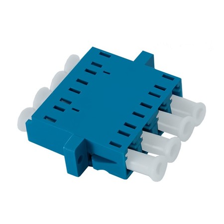 Qoltec Adapter światłowodowy LC/UPC | Quad | Singlemode (1)