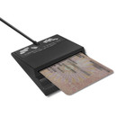 Qoltec Inteligentny czytnik chipowych kart ID SCR-0636 | USB 2.0 + Adapter USB-C (8)