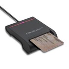 Qoltec Inteligentny czytnik  chipowych kart ID SCR-0642 | USB 2.0 + Adapter USB-C (5)