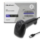 Qoltec Laserowy czytnik kodów kreskowych 1D | CCD | USB | Czarny (12)