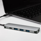 Qoltec Hub Adapter USB-C 3.1 5w1 | 3x USB 3.0 | HDMI 4K | USB-C 3.0 PD (2)