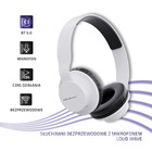 Qoltec Słuchawki bezprzewodowe Loud Wave z mikrofonem  | BT 5.0 JL| Białe (3)
