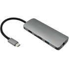 Qoltec Hub Adapter USB-C 3.1 6w1 | USB 3.0 | HDMI 4K | RJ45 | SD | micro SD | USB-C PD 92W (10)