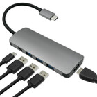 Qoltec Hub Adapter USB-C 3.1 5w1 | 3x USB 3.0 | HDMI 4K | USB-C 3.0 PD (7)