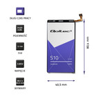 Qoltec Bateria do Samsung S10 | 3400mAh (2)
