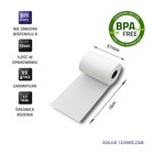 Qoltec Rolka termiczna 57 x 16 | 55g/m2 | 10szt. | BPA free (3)