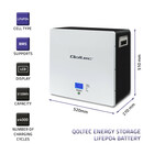 Qoltec Magazyn energii LiFePO4 | 5kWh | 24V | BMS | LCD (3)
