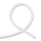 Qoltec Organizer do kabli 10mm | 10m | Biały/ transparentny (4)