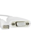 Qoltec Adapter Mini DVI męska | VGA żeńska | 0.15m (2)