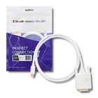 Qoltec Kabel USB 3.1 typ C męski/ DVI męski | 4K | Alternate mode | 1m (2)