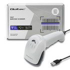 Qoltec Czytnik kodów kreskowych 1D | CCD | USB | Biały (8)