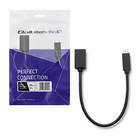 Qoltec Kabel USB 3.1 typ C męski | USB 2.0 typ A żeński | 0.25m (2)