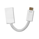 Qoltec Adapter Mini DVI męska | HDMI żeńska | 0.15m (1)