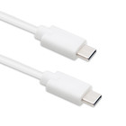 Qoltec Kabel USB 2.0 typ C męski | USB 2.0 typ C męski | 1.4m | Biały (3)