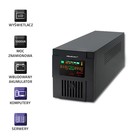 Qoltec Zasilacz awaryjny UPS | Monolith | 1000VA | 600W | LCD | USB (3)