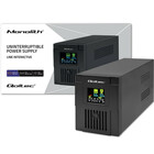 Qoltec Zasilacz awaryjny UPS Line Interactive | Monolith | 1500VA | 900W | LCD | USB (5)