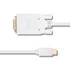 Qoltec Kabel USB 3.1 typ C męski/ VGA męski | FULL HD | Alternate mode | 1m (4)
