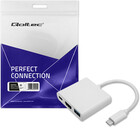 Qoltec Hub Adapter USB-C 3.1 3w1 | USB 3.0 | HDMI 4K | USB-C 3.1 PD 100W (5)