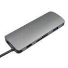 Qoltec Hub Adapter USB-C 3.1 6w1 | USB 3.0 | HDMI 4K | RJ45 | SD | micro SD | USB-C PD 92W (9)