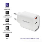 Qoltec Ładowarka sieciowa 18W | 5-12V | 1.5-3A | USB typ C PD | USB QC 3.0 | Biała (3)