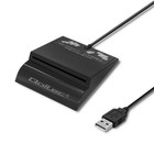 Qoltec Inteligentny czytnik chipowych kart ID SCR-0636 | USB 2.0 + Adapter USB-C (7)