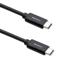 Qoltec Kabel USB 2.0 typ C |  USB 2.0 typ C 240W | QC 5.0 |  PD | 1m | Czarny (2)
