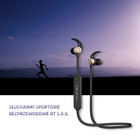 Qoltec Sportowe słuchawki bezprzewodowe BT 5.0 JL | magnetyczne | mikrofon | Czarne (2)