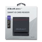 Qoltec Inteligentny czytnik  chipowych kart ID SCR-0642 | USB 2.0 + Adapter USB-C (6)
