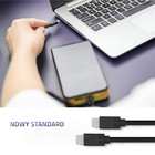 Qoltec Kabel USB 3.1 typ C męski | USB 3.1 typ C męski | 2m | Czarny (2)