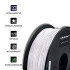 Qoltec Profesjonalny filament do druku 3D | ABS PRO | 1.75mm | 1 kg | Cold White (5)