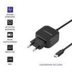 Qoltec Ładowarka sieciowa 17W | 5V | 3.4A | USB + Micro USB (3)