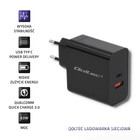 Qoltec Ładowarka sieciowa 63W | 5-20V | 1.5-3A | USB typ C PD | USB QC 3.0 | Czarna (3)