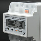 Qoltec Trójfazowy elektroniczny licznik | miernik zużycia energii na szynę DIN | 400V | LCD | 4P (5)