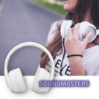 Qoltec Słuchawki bezprzewodowe Soundmasters z mikrofonem  | BT 5.0 AB| Białe (2)