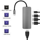 Qoltec Hub Adapter USB-C 3.1 5w1 | 3x USB 3.0 | HDMI 4K | USB-C 3.0 PD (3)