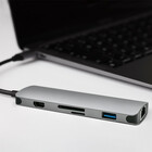 Qoltec Hub Adapter USB-C 3.1 6w1 | USB 3.0 | HDMI 4K | RJ45 | SD | micro SD | USB-C PD 92W (2)