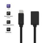 Qoltec Kabel USB 3.1 typ C męski | USB 3.0 typ A żeński | 0.25m (3)