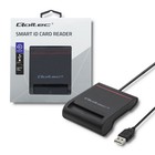 Qoltec Inteligentny czytnik  chipowych kart ID SCR-0642 | USB 2.0 + Adapter USB-C (4)