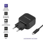 Qoltec Ładowarka sieciowa 17W | 5V | 3.4A | 2xUSB + kabel USB typC (4)