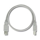 Qoltec Kabel USB 2.0 A męski | B męski | 0.5m (2)