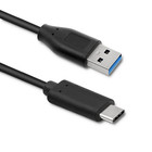 Qoltec Kabel USB typ C 3.1 męski | USB 3.0 typ A męski | 0.25m (1)