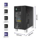 Qoltec Zasilacz awaryjny UPS 3-fazowy | 10kVA | 8kW | LCD (4)