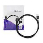 Kabel USB 3.1 typ C męski | USB 2.0 A męski | 1m (2)