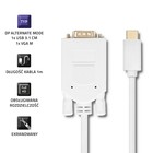Qoltec Kabel USB 3.1 typ C męski/ VGA męski | FULL HD | Alternate mode | 1m (3)