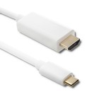 Qoltec Kabel USB 3.1 typ C męski/ HDMI A męski | 4K | Alternate mode | 2m (1)