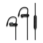 Qoltec Słuchawki sportowe bezprzewodowe | BT 4.2 | mikrofon | Super Bass | Czarne (1)