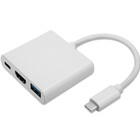 Qoltec Hub Adapter USB-C 3.1 3w1 | USB 3.0 | HDMI 4K | USB-C 3.1 PD 100W (1)