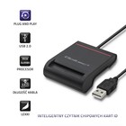 Qoltec Inteligentny czytnik  chipowych kart ID SCR-0642 | USB 2.0 + Adapter USB-C (3)