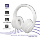 Qoltec Słuchawki bezprzewodowe Soundmasters z mikrofonem  | BT 5.0 AB| Białe (3)